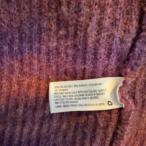 Women's Crewneck Ombre Pullover Sweater 2X - Picture 8 of 9